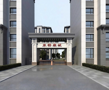 New Chinese Style Facade Element-ID:929445983