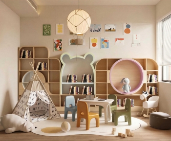 Modern Children's Room Activity Room-ID:180248024