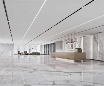 Modern Office Reception Desk-ID:774233104
