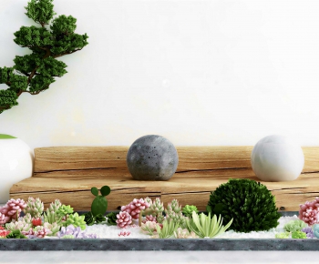 New Chinese Style Plant Landscaping-ID:115518098