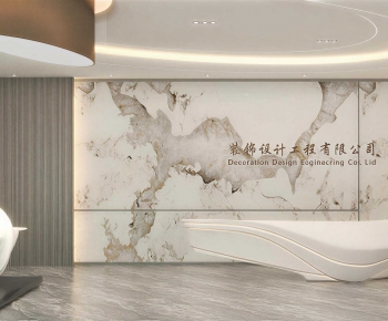 Modern Office Reception Desk-ID:715079071