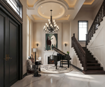 French Style A Living Room-ID:730132102