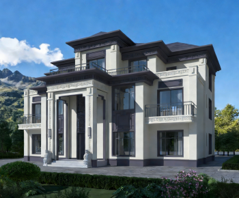 New Chinese Style Detached Villa-ID:560587887