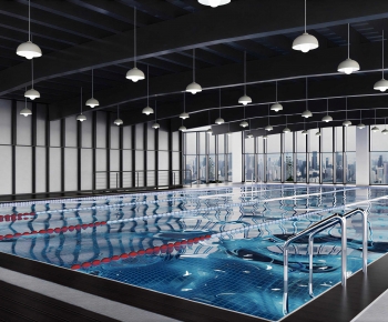 Modern Swimming Pool-ID:130333909
