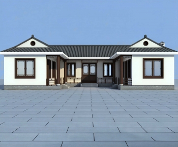 New Chinese Style Residential Building-ID:663440945