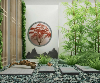 New Chinese Style Courtyard/landscape-ID:464886905