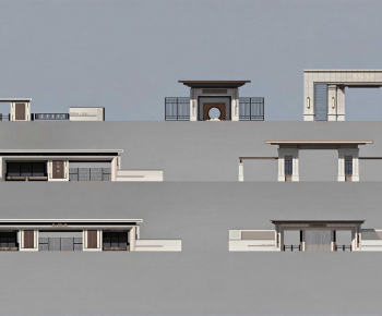 New Chinese Style Gate-ID:133387093