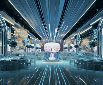 Modern Banquet Hall-ID:490722893