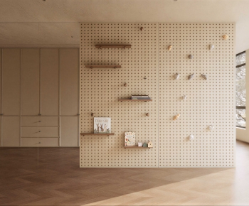Wabi-sabi Style Children's Room Activity Room-ID:828367955