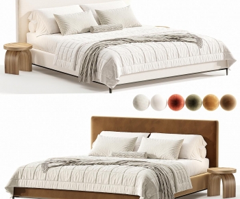Modern Double Bed-ID:252525095