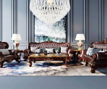 European Style Sofa Combination-ID:744585048