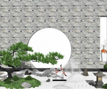 Chinese Style Rockery Waterscape-ID:341784003