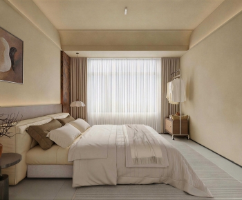 Wabi-sabi Style Bedroom-ID:164190056