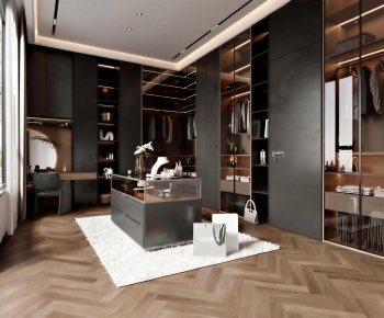 Modern Clothes Storage Area-ID:703871015