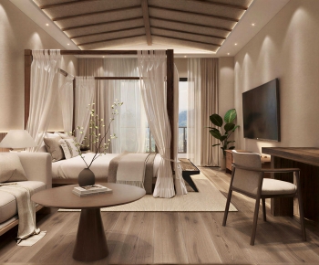 Wabi-sabi Style Guest Room-ID:180968054