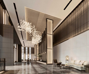 New Chinese Style Lobby Hall-ID:818442116