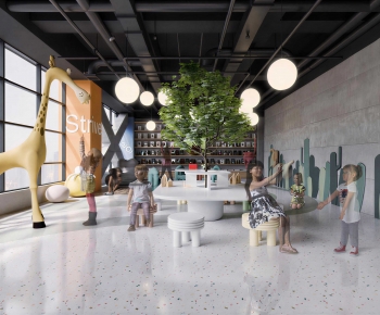 Industrial Style Children's Playroom-ID:114583972