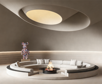 Modern A Living Room-ID:891292106