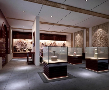 New Chinese Style Exhibition Hall-ID:761852984