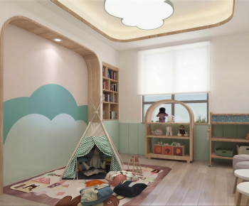 Modern Children's Room Activity Room-ID:246324066