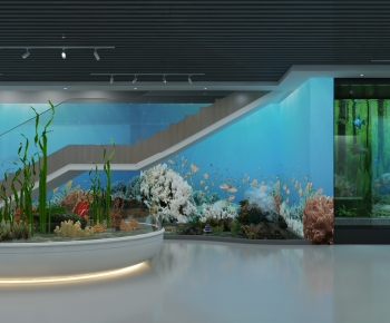 Modern Exhibition Hall-ID:338759457