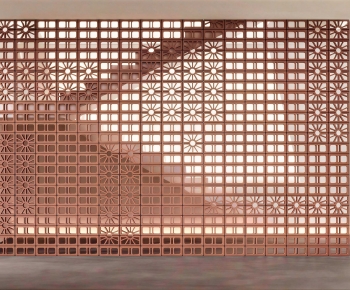 Modern Cement Brick Screen Partition-ID:999478107