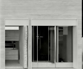 Modern Facade Element-ID:413393025