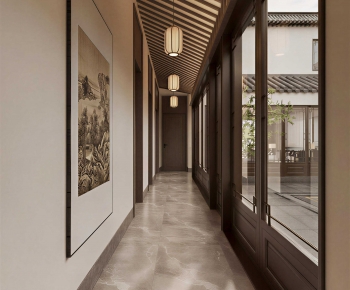 New Chinese Style Hallway-ID:914747003