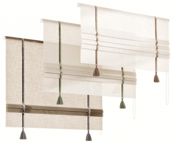 New Chinese Style Roman Curtain-ID:646208056