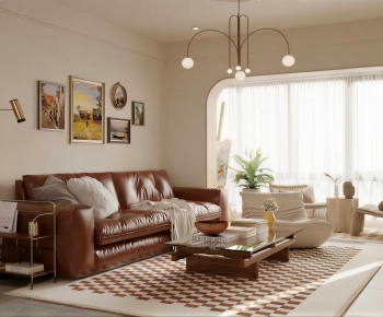 Modern A Living Room-ID:506098996