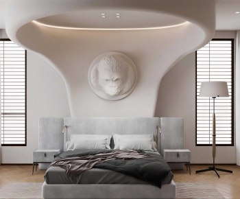 Wabi-sabi Style Bedroom-ID:776247029