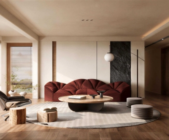 Modern A Living Room-ID:614624024