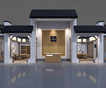 New Chinese Style Exhibition Hall-ID:844134093