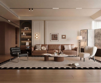 Modern A Living Room-ID:738830659