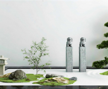 New Chinese Style Rockery Waterscape-ID:246925128
