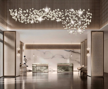 New Chinese Style Lobby Hall-ID:307219981