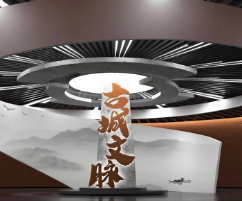 New Chinese Style Exhibition Hall-ID:146191131