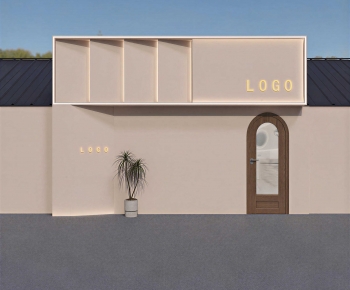 Modern Facade Element-ID:143671042