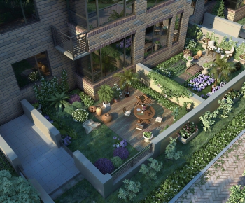 New Chinese Style Courtyard/landscape-ID:244041926