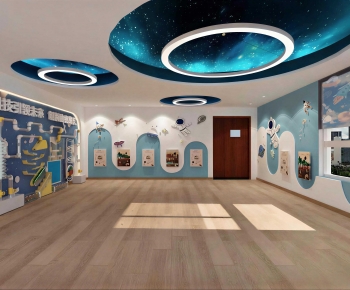 Modern Exhibition Hall-ID:342540983