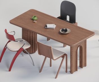 Modern Dining Table And Chairs-ID:902947901