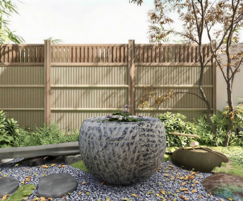 New Chinese Style Courtyard/landscape-ID:340061907