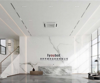Modern Office Reception Desk-ID:804425002