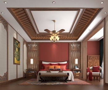 Southeast Asian Style Bedroom-ID:430398942