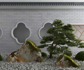 New Chinese Style Plant Landscaping-ID:891417038