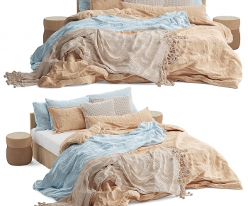 Modern Double Bed-ID:360296966