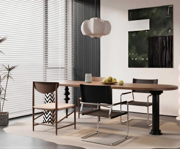 French Style Dining Table And Chairs-ID:782299084