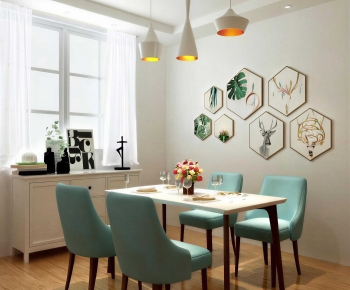 Nordic Style Dining Room-ID:357136012