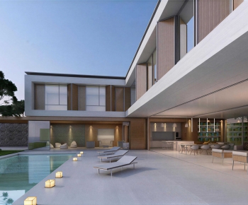 Modern Swimming Pool-ID:100388051