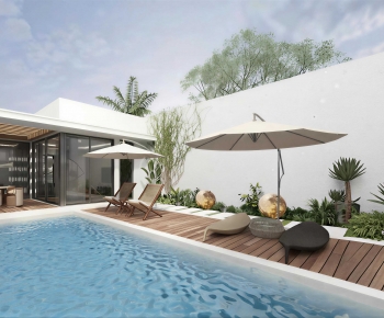 Modern Swimming Pool-ID:141161922